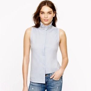 J. Crew Tilda Oxford Sleeveless Tank